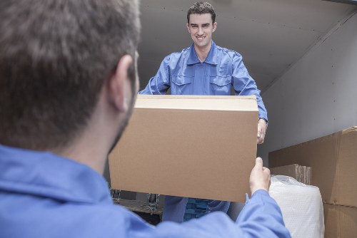 Removal team preparing a home move in Bromley