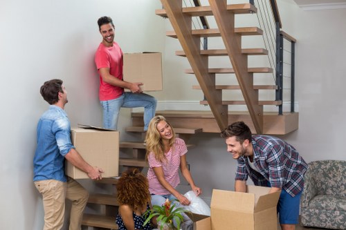 Local removals team helping with a house move in Bromley