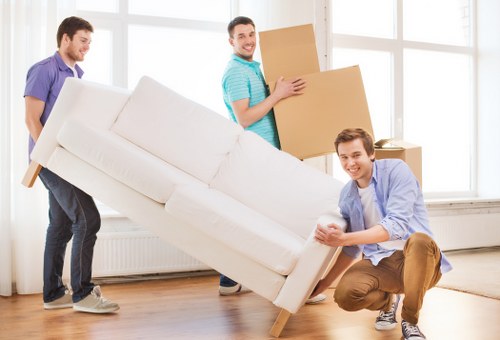 Man and van moving boxes in Bromley near local homes