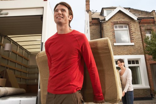 Moving team planning access and parking for a Bromley property