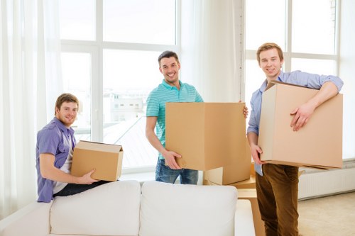Local moving van helping with residential relocation in Bromley