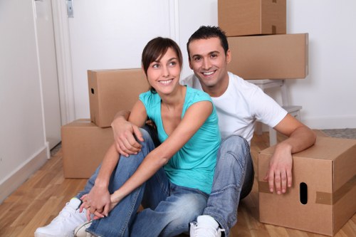 Local removals team handling a residential move in Bromley