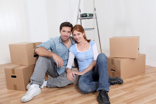 Movers handling an apartment relocation in Bromley