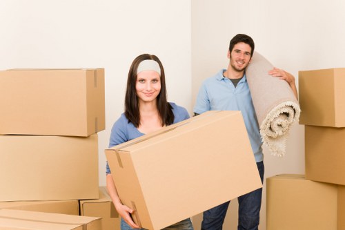 Local moving van helping with a residential move in Bromley
